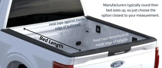 how to measure the length of truck bed to choose the right tonneau cover