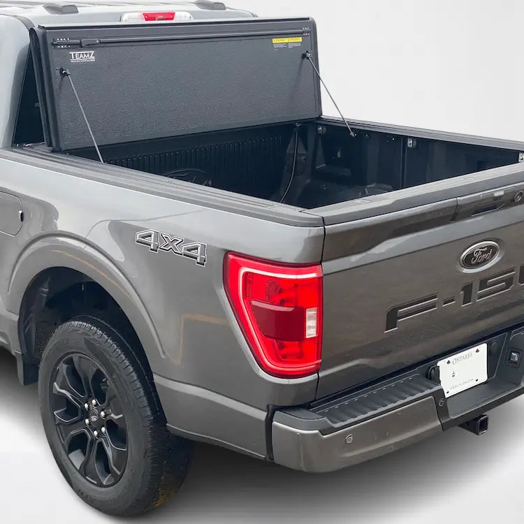 teamz hard tri-fold tonneau cover flip up