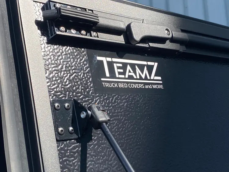 Teamz hard tonneau cover anti_thief latch system