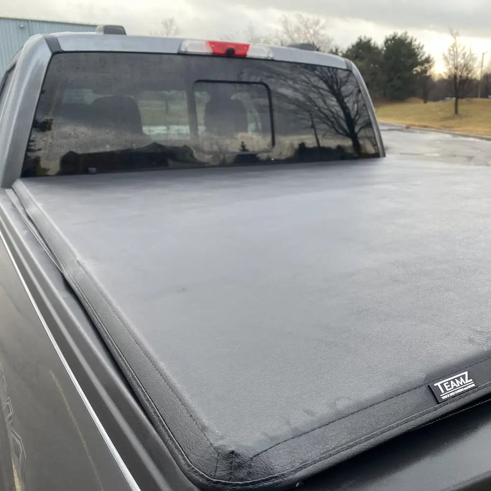 Teamz soft tonneau cover left rear edge